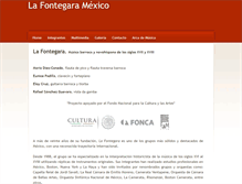 Tablet Screenshot of lafontegara.net